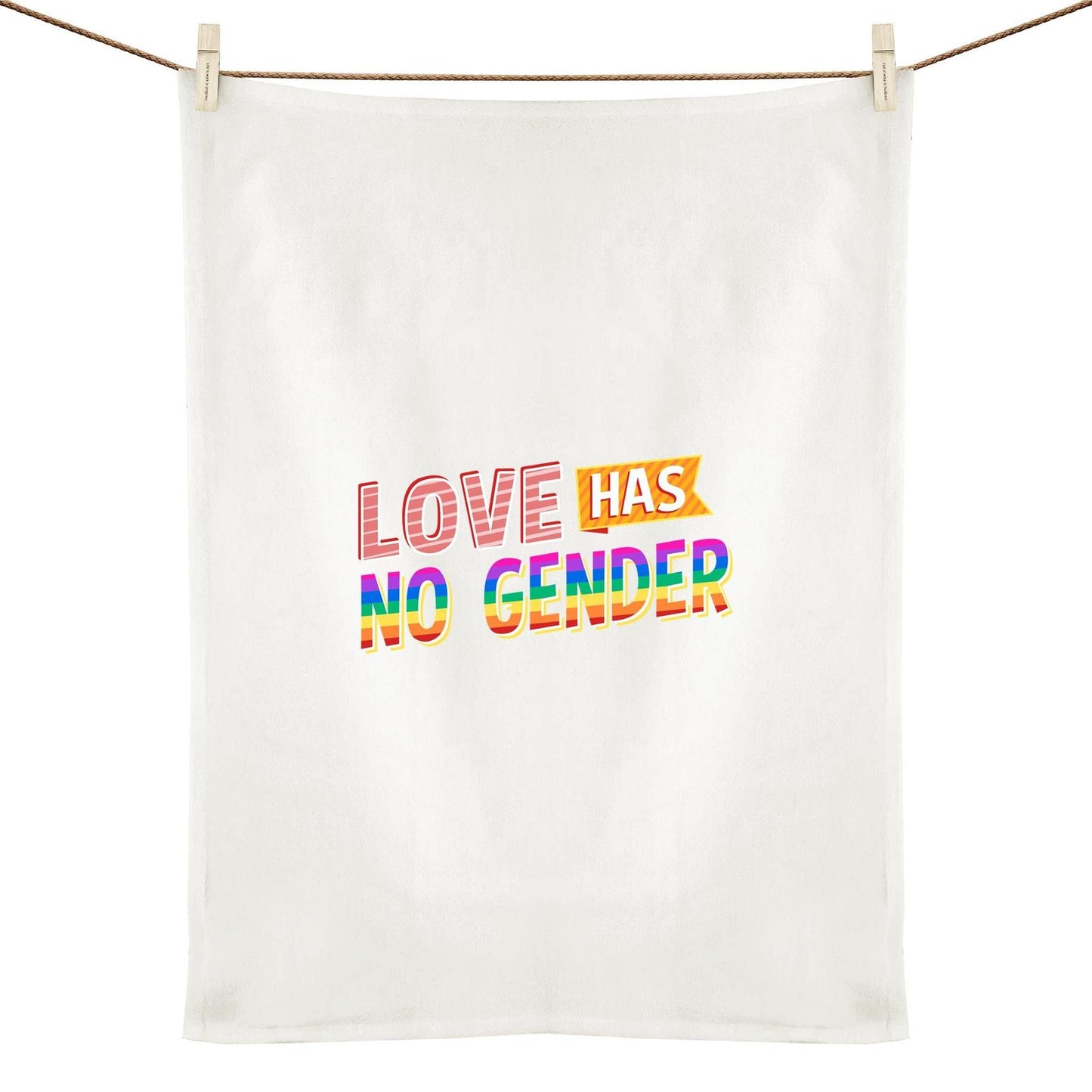 Tea Towel - No Gender - LGBTQIA+ Queers In The Kitchen Tipsy Tea Towels