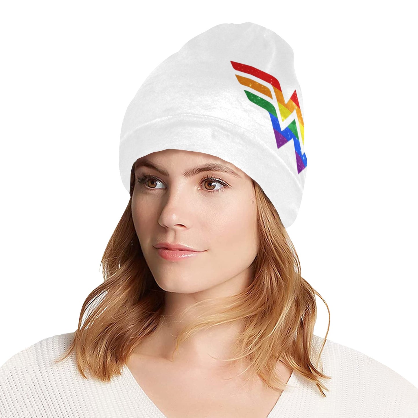 LGBTQIA+ Queer Wonder Woman Pride Skullies Beanie Cap