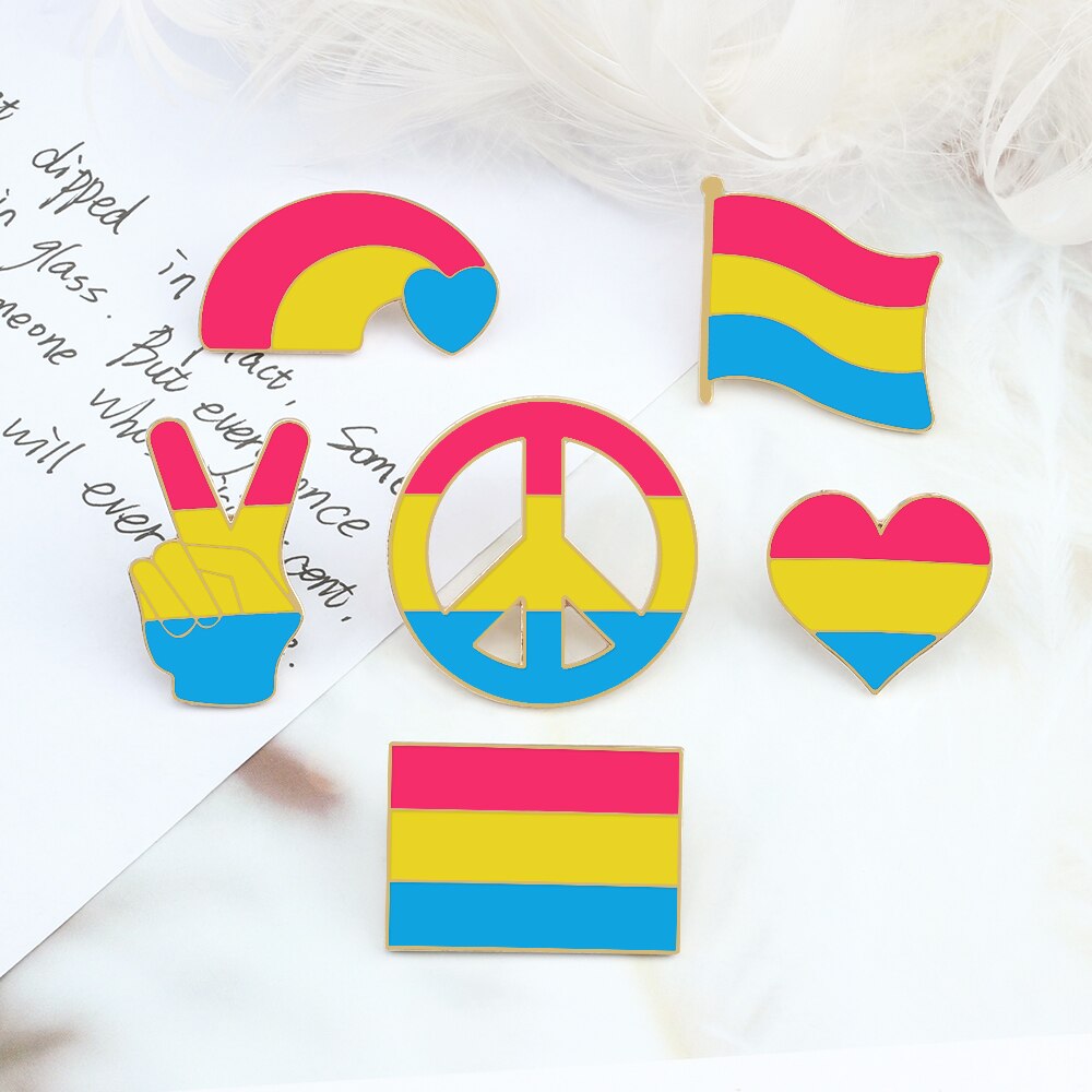 Enamel Pins - LGBTQIA+ Queer Pride Pansexual Pin Badges