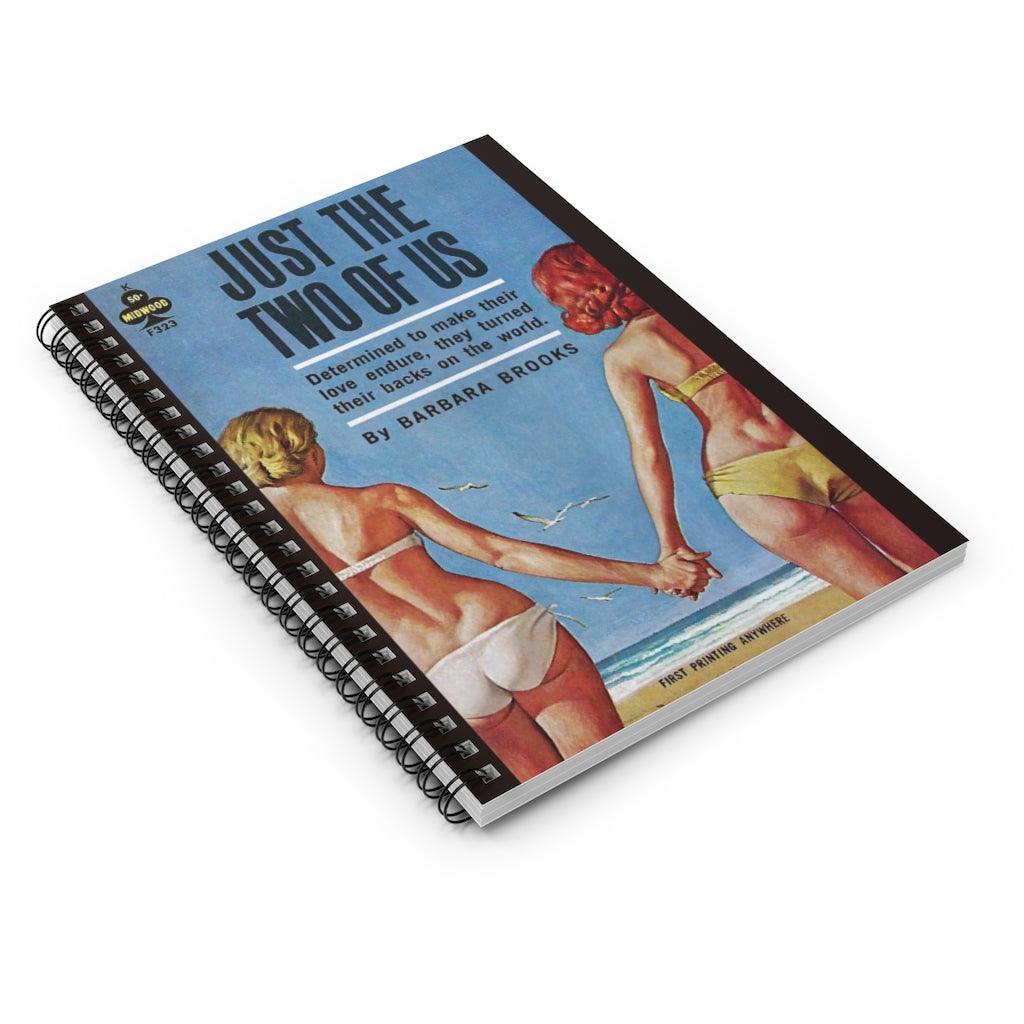 Notebooks - Just The Two Of Us - Spiral Ruled Line Notebook