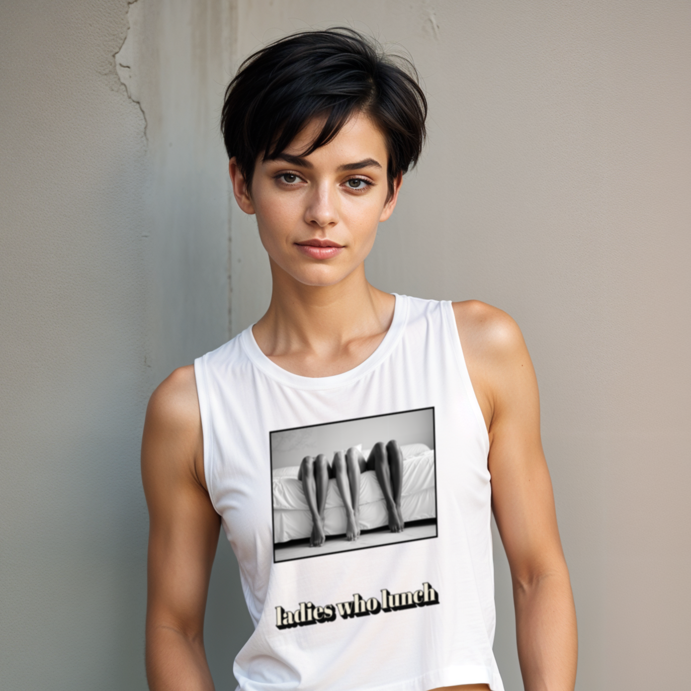 LGBTQIA+ Queer Ladies Who Lunch Muscle Shirt