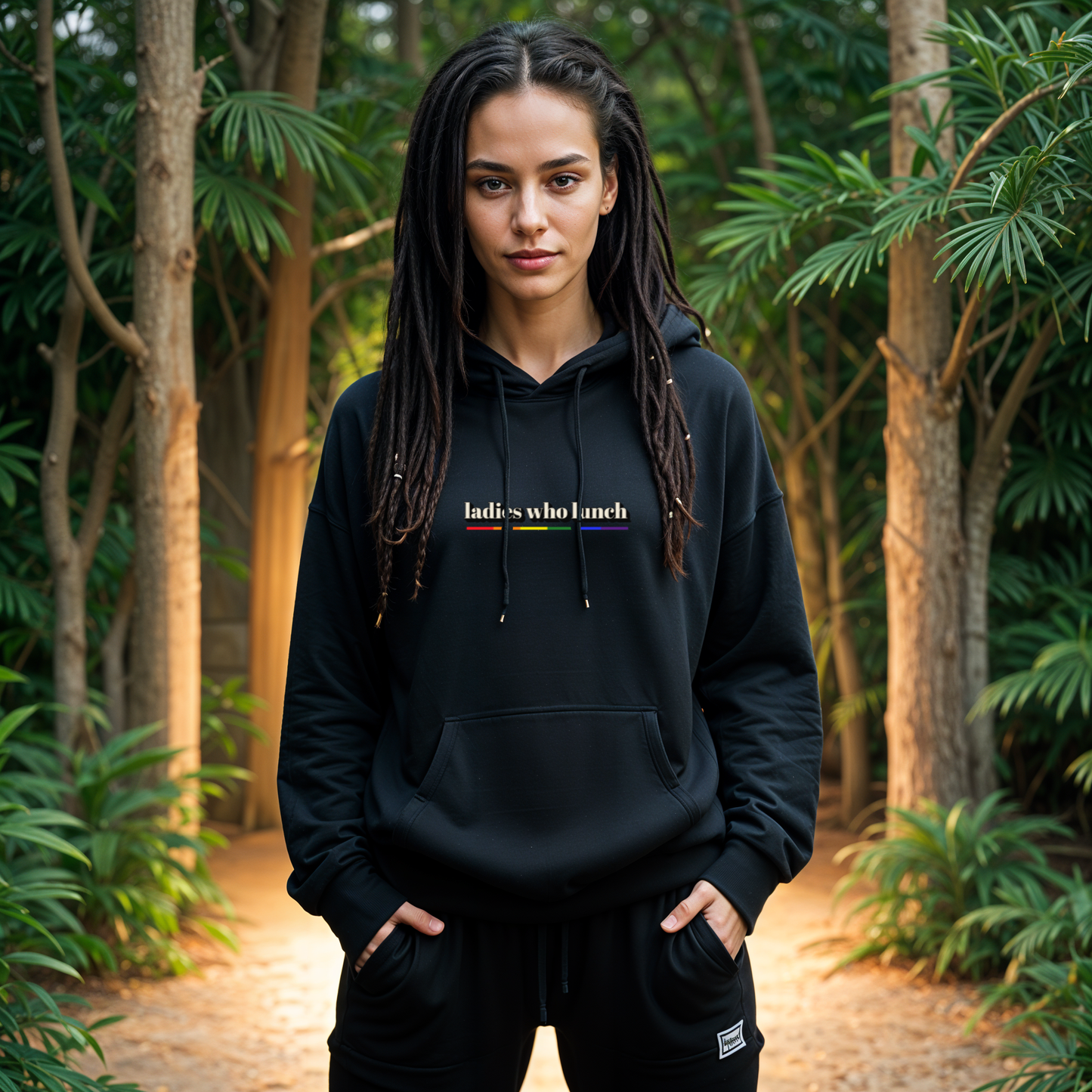 LGBTQIA+ Queer Ladies Who Lunch Premium Pullover Hoodie