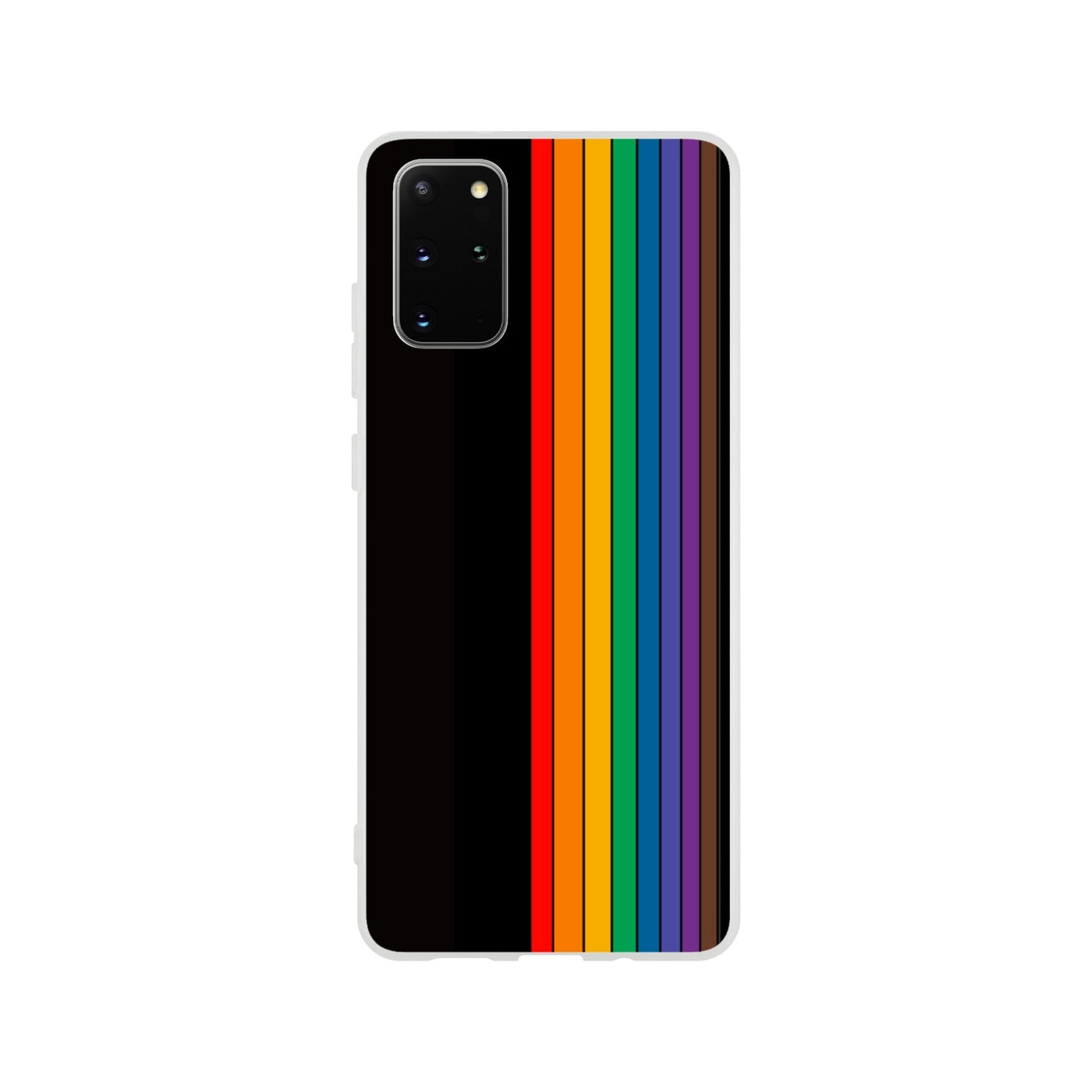 Mobile Phone Case - Pride Lines Flexi Phone Case - LGBTQIA+ Queer