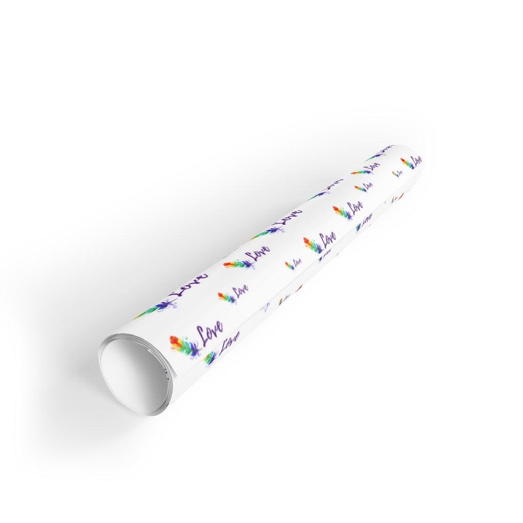 Wrapping Paper - Feather - Gift Wrapping Paper Roll