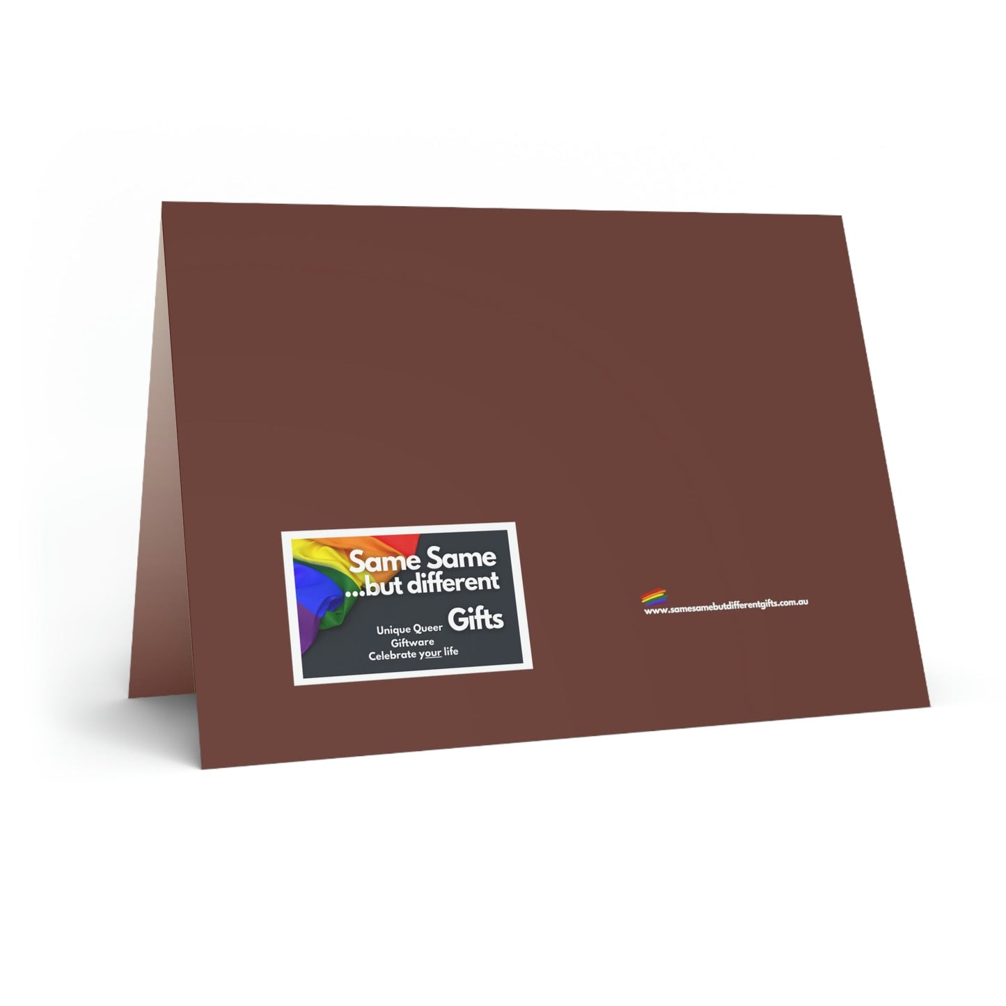 Blank Greeting Card - Get On - LGBTQIA+ Queer Pride Blank Greeting Card