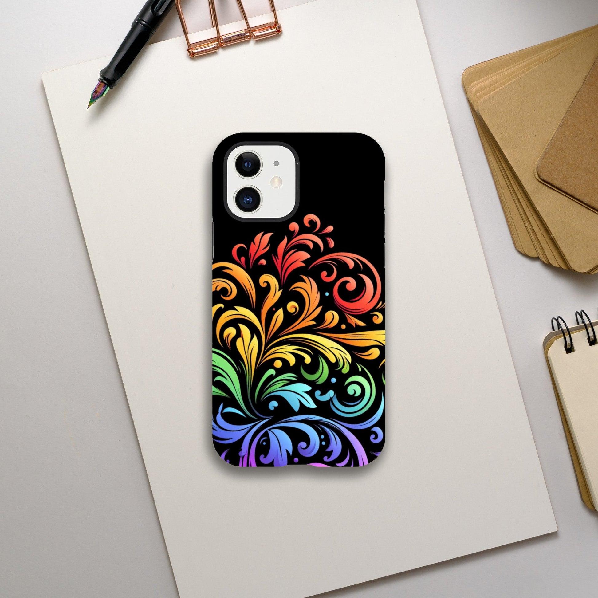 Mobile Phone Case - Pride Ferns- IPhone Case - Samsung Case - Clear - Flexi - Bio - Slim - Tough - LGBTQIA+ Mobile Phone Cases