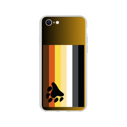 Mobile Phone Case - Brotherhood Bear Pride Flexi Phone Case - LGBTQIA+ Queer