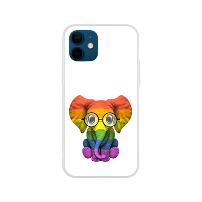 Mobile Phone Case - Baby Pride Elephant Flexi Phone Case