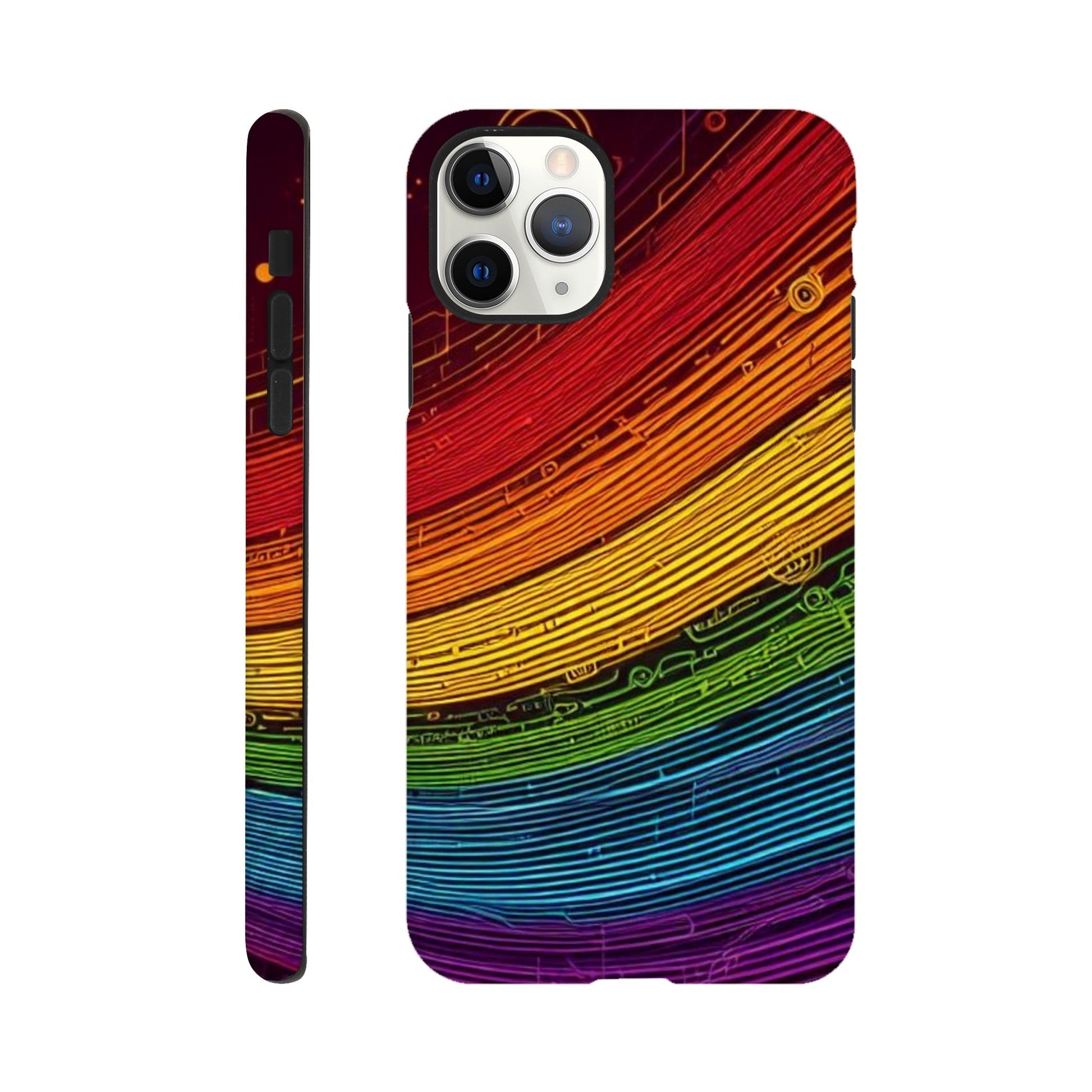 Mobile Phone Case - Pride Strings - IPhone Case - Samsung Case - Clear - Flexi - Bio - Slim - Tough - LGBTQIA+ Mobile Phone Cases