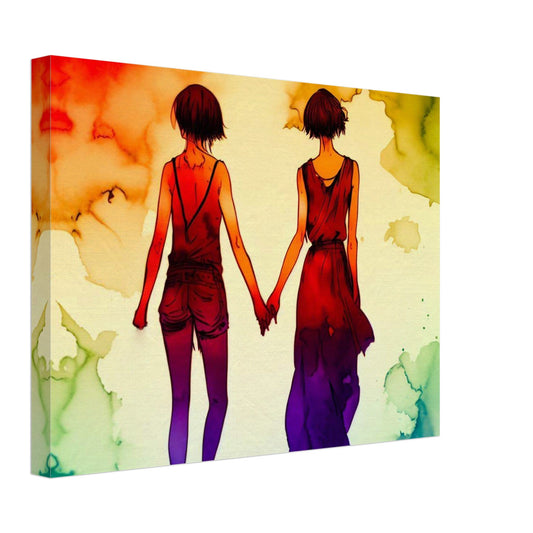 Wall Art - You & Me, Till The End Of Days Canvas