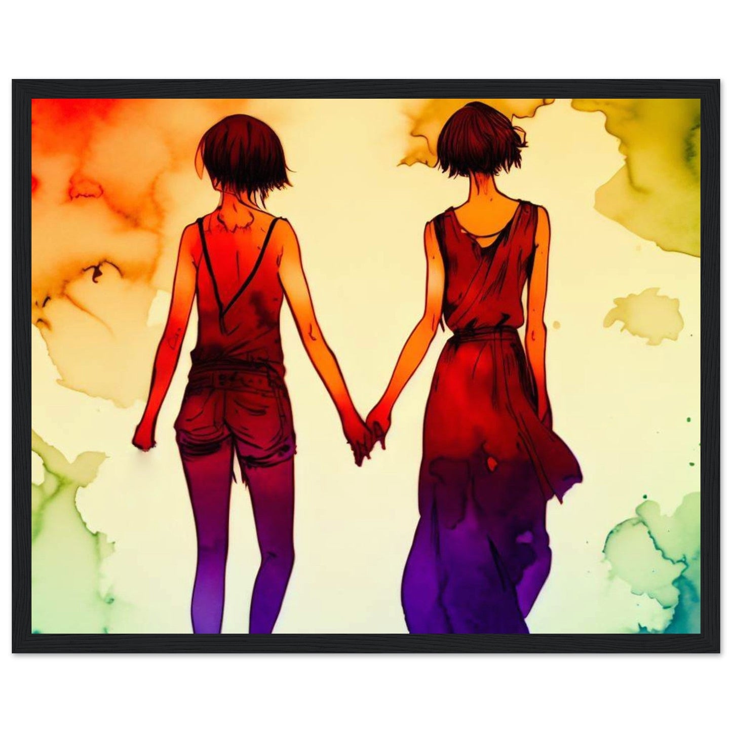 Wall Art - You & Me, Till The End Of Days - Premium Matte Paper Wooden Framed Poster