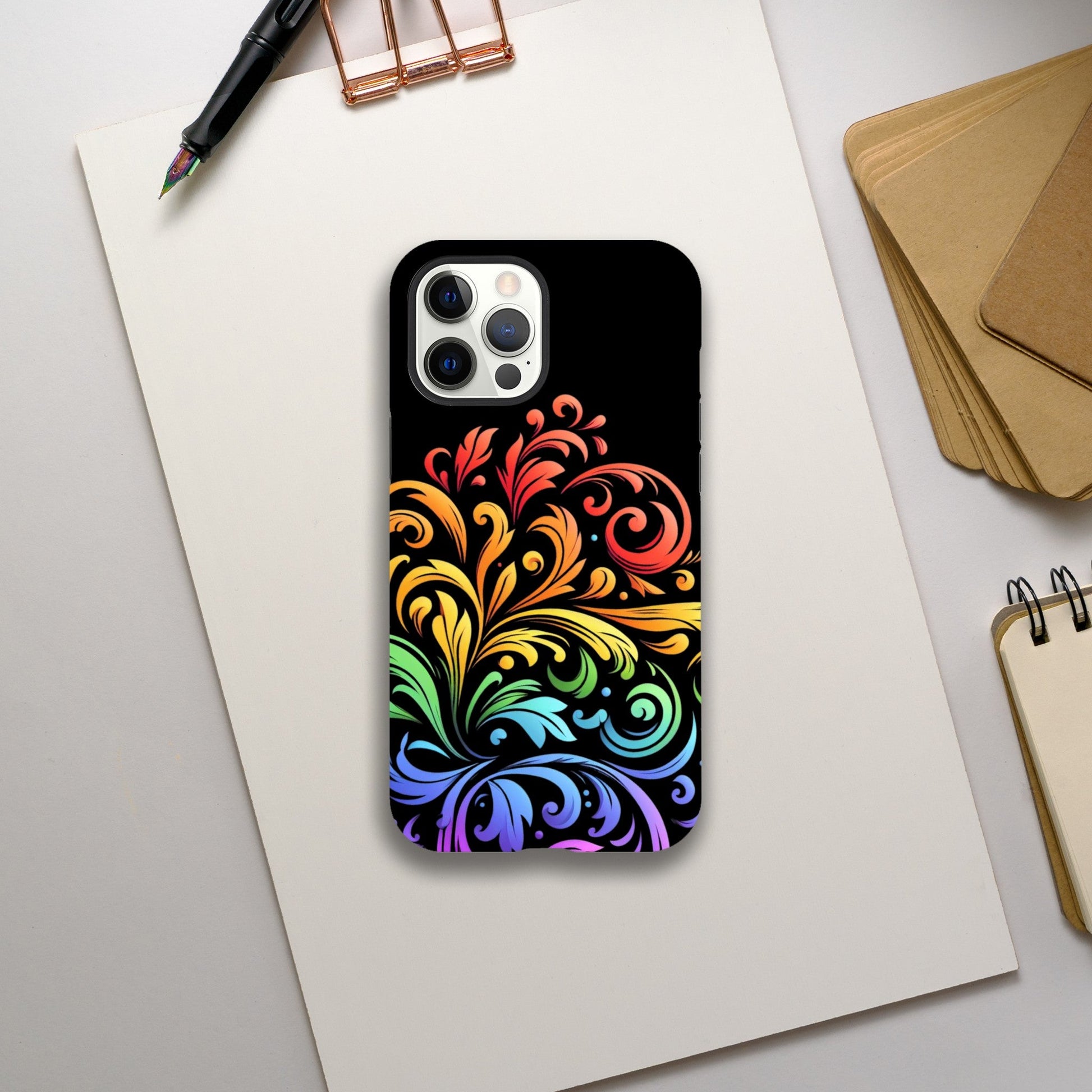 Mobile Phone Case - Pride Ferns- IPhone Case - Samsung Case - Clear - Flexi - Bio - Slim - Tough - LGBTQIA+ Mobile Phone Cases