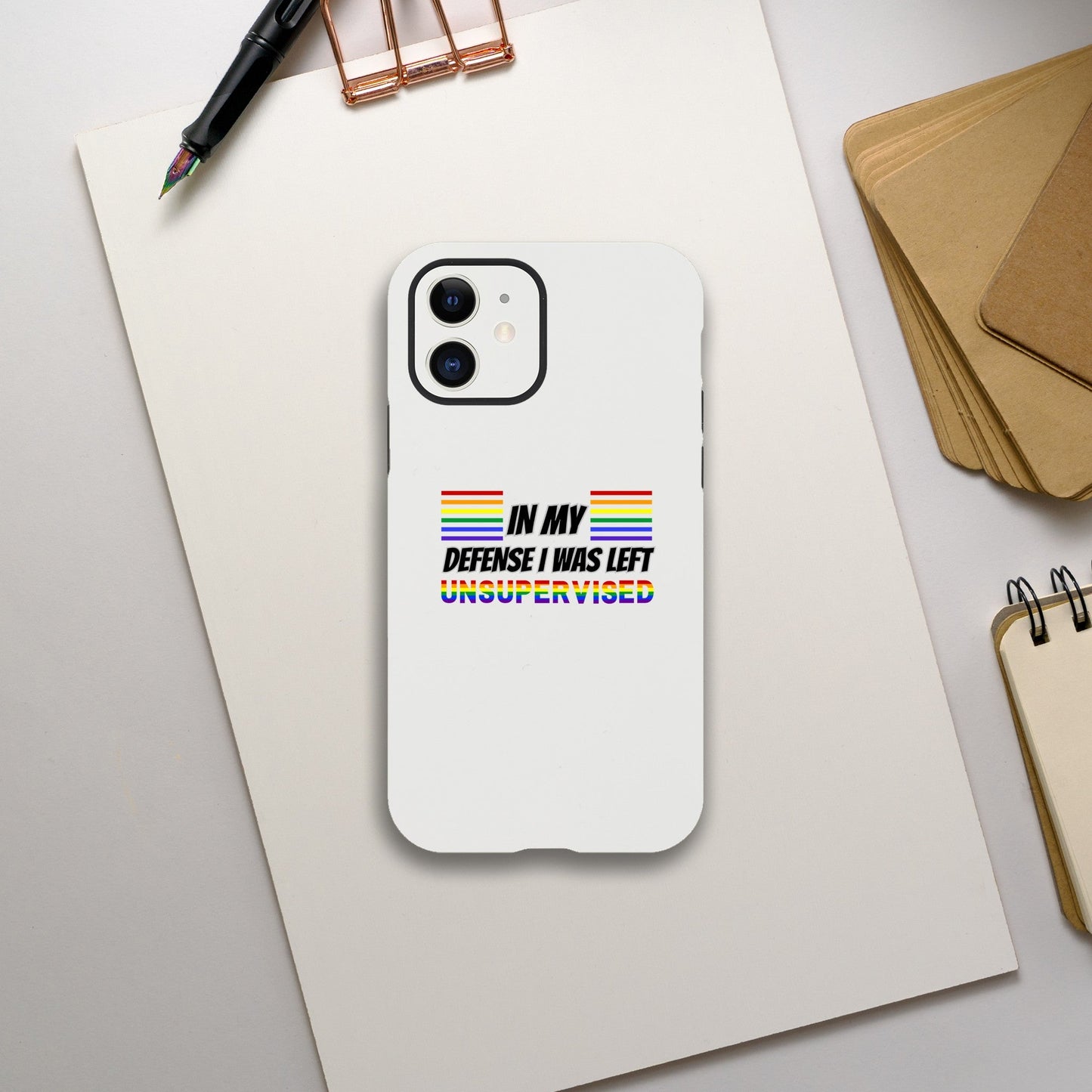 Phone Case - In My Defence - IPhone Case - Samsung Case - Clear - Flexi - Bio - Slim - Tough - LGBTQIA+ Mobile Phone Cases