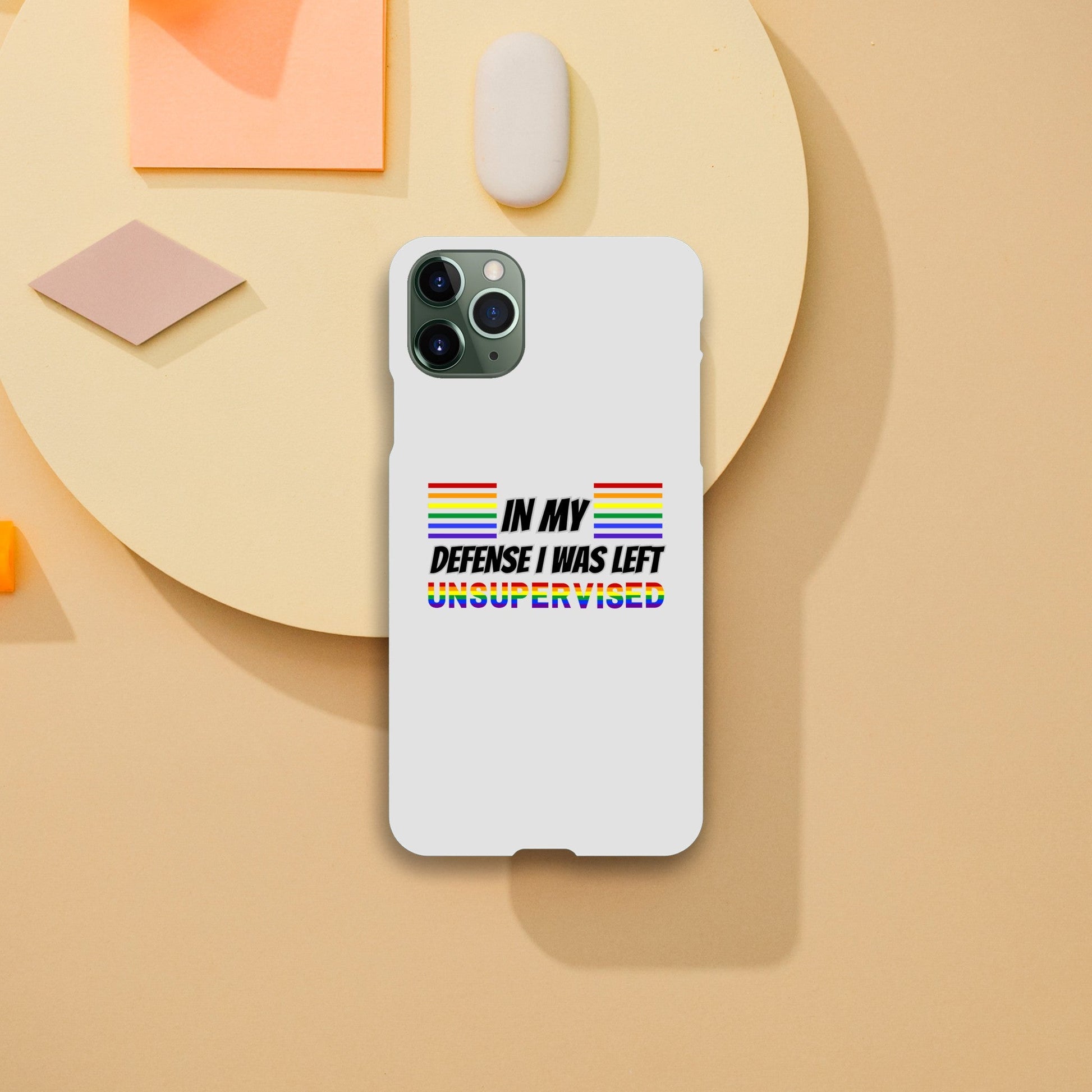 Phone Case - In My Defence - IPhone Case - Samsung Case - Clear - Flexi - Bio - Slim - Tough - LGBTQIA+ Mobile Phone Cases