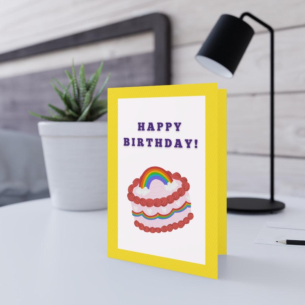 Greeting Card - Happy Cake Day Birthday Card