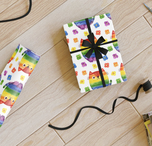 Wrapping Paper - Pride Pussy Paper - Gift Wrapping Paper Roll