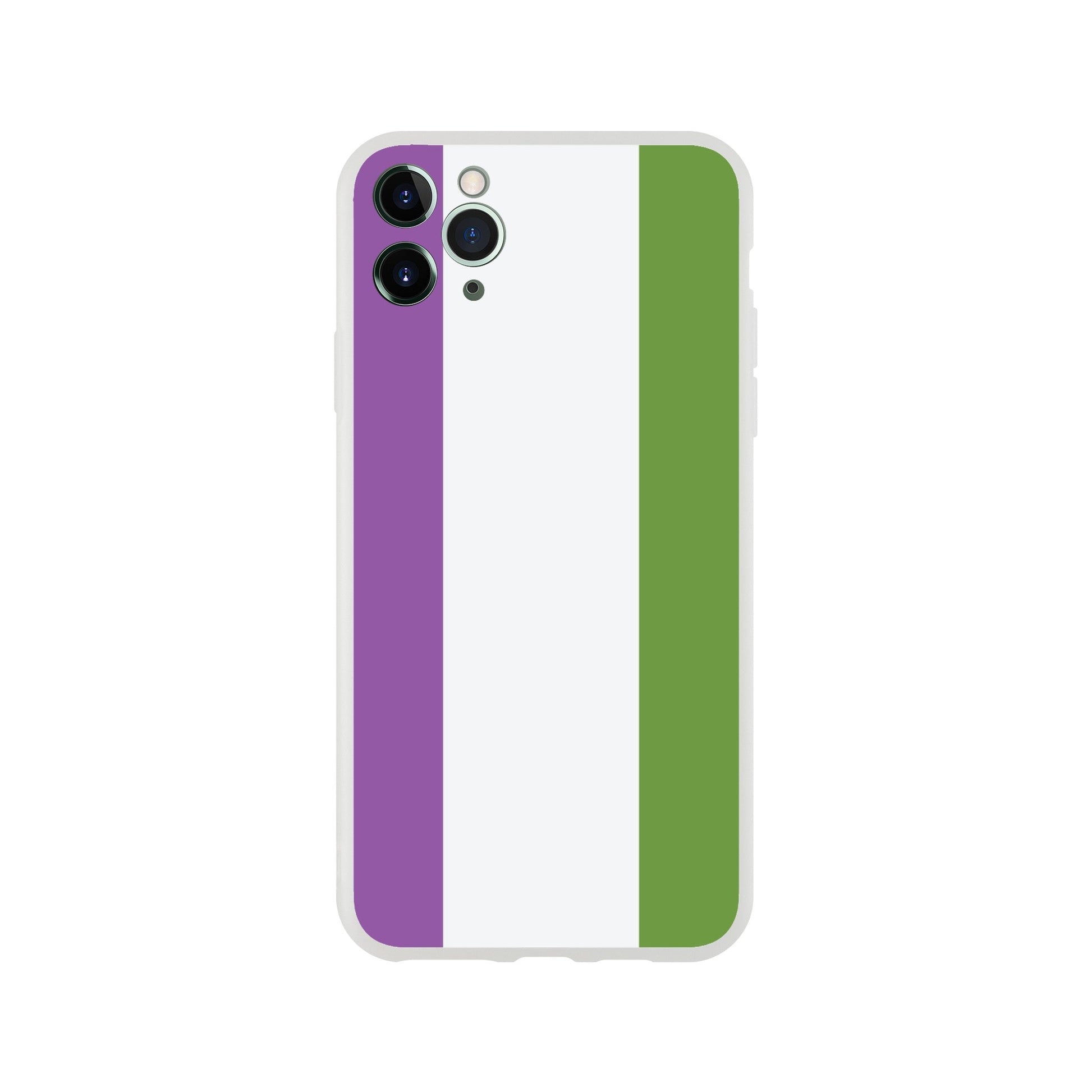 Mobile Phone Case - Genderqueer Pride Flag Flexi Phone Case - LGBTQIA+ Queer