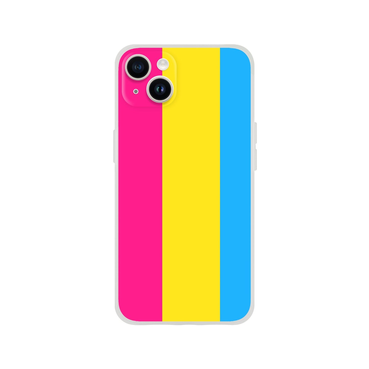 Mobile Phone Case - Pan Pride Flag Flexi Phone Case - LGBTQIA+ Queer