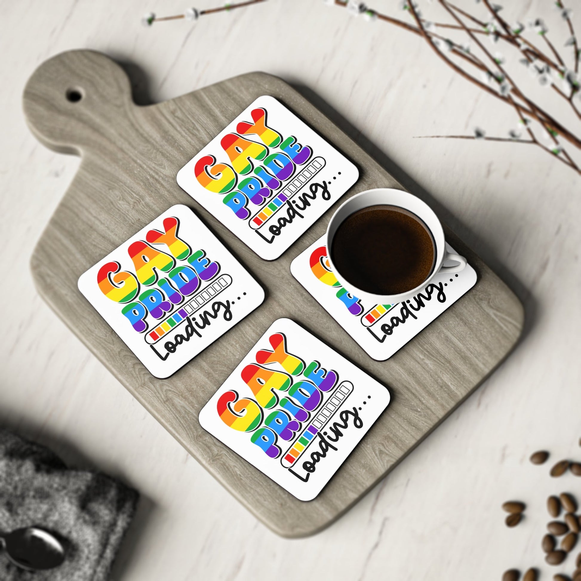 Coasters - Gay Pride Loading Coaster Set