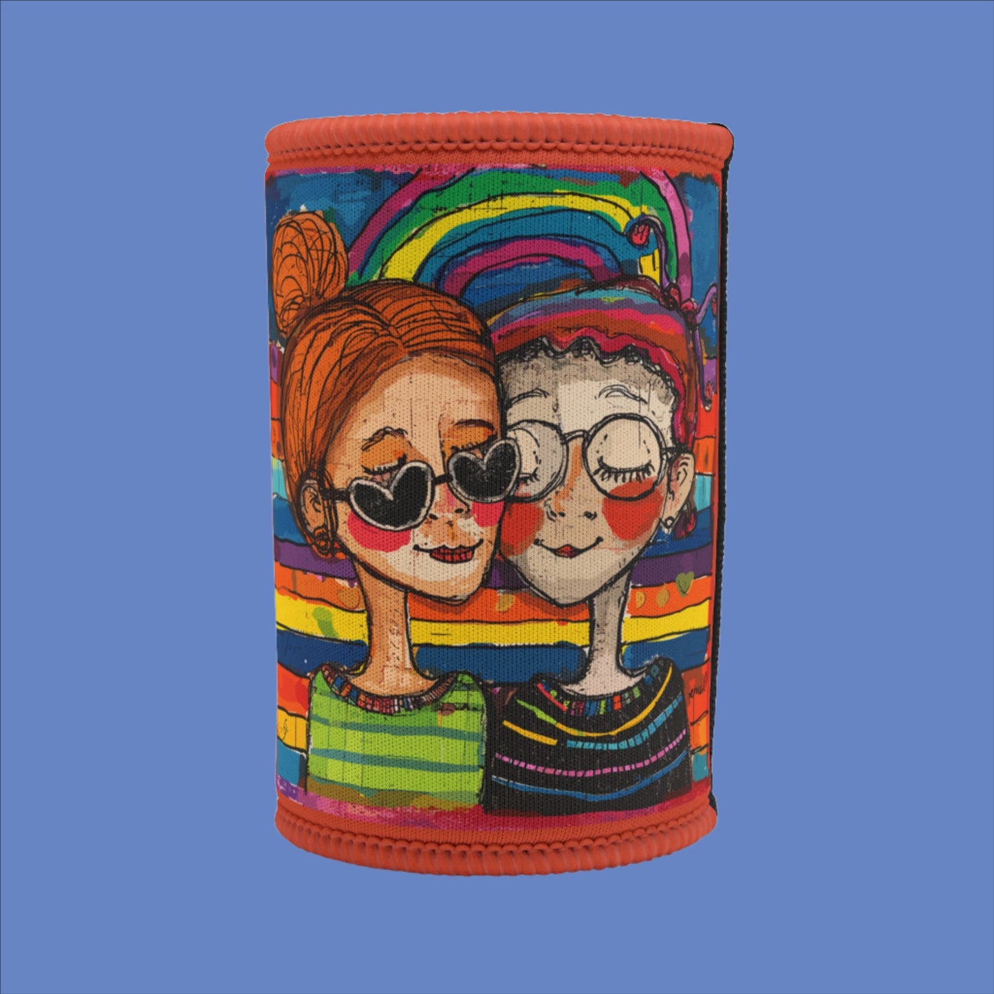 LGBTQIA+ Queer Higher Love Stubby Cooler