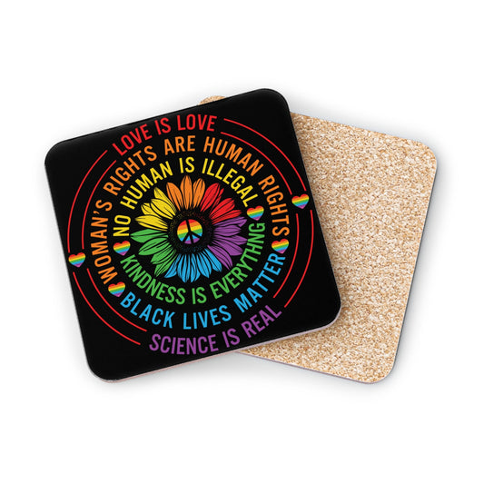 Coasters - Peace Pride Mantra Coasters Set