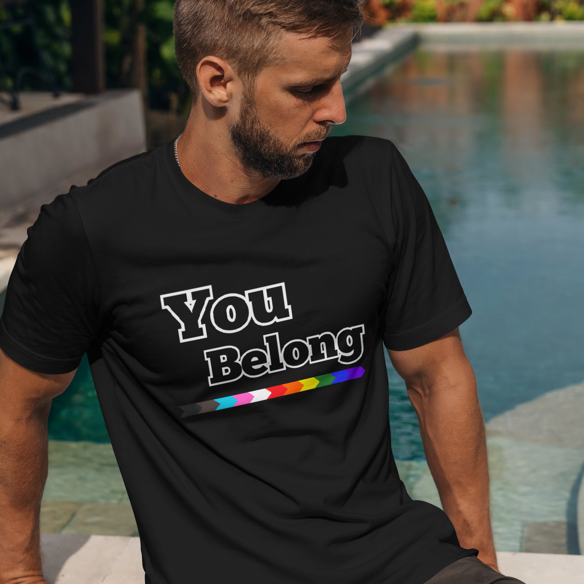 T-Shirt - You Belong Heavyweight Crewneck T-Shirt