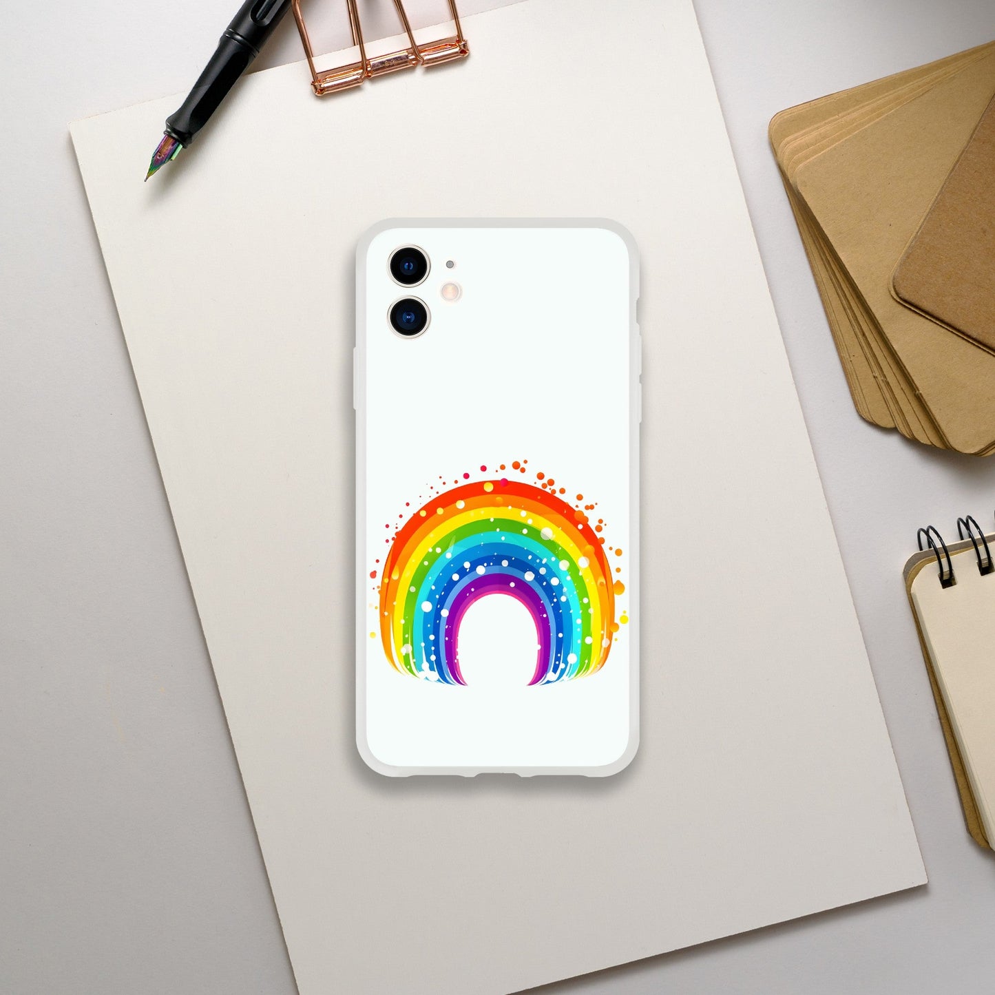 Mobile Phone Case - Fruity Rainbow Pride Flexi Phone Case - LGBTQIA+ Queer