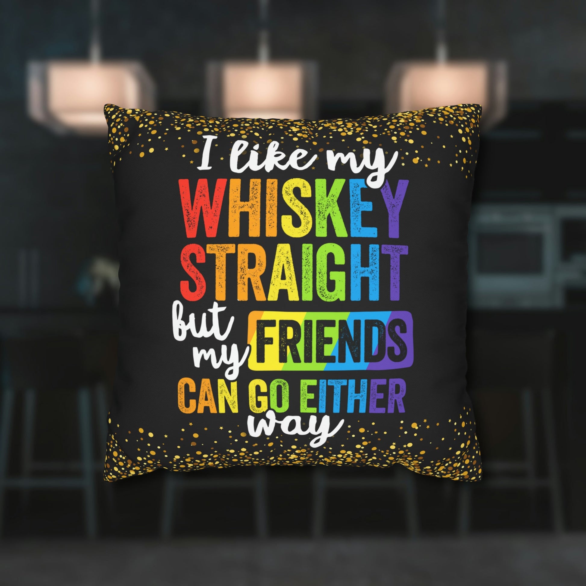 Cushion Cover - My Whiskey Straight Cushion Cover