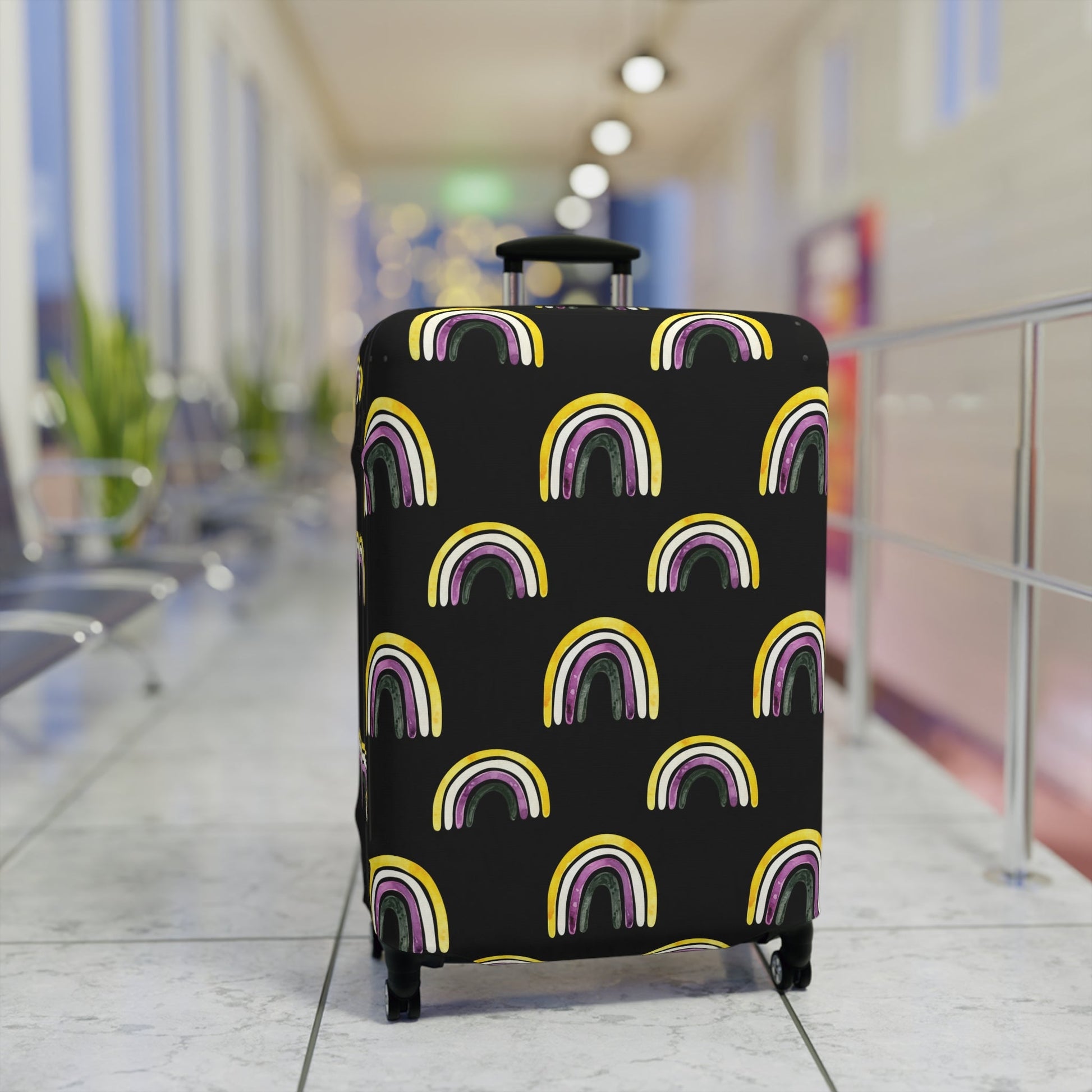 Accessories - Enby Rainbow Luggage Cover