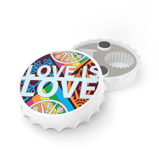 Kitchen Accessories - Love Is Love Festive Bottle Opener