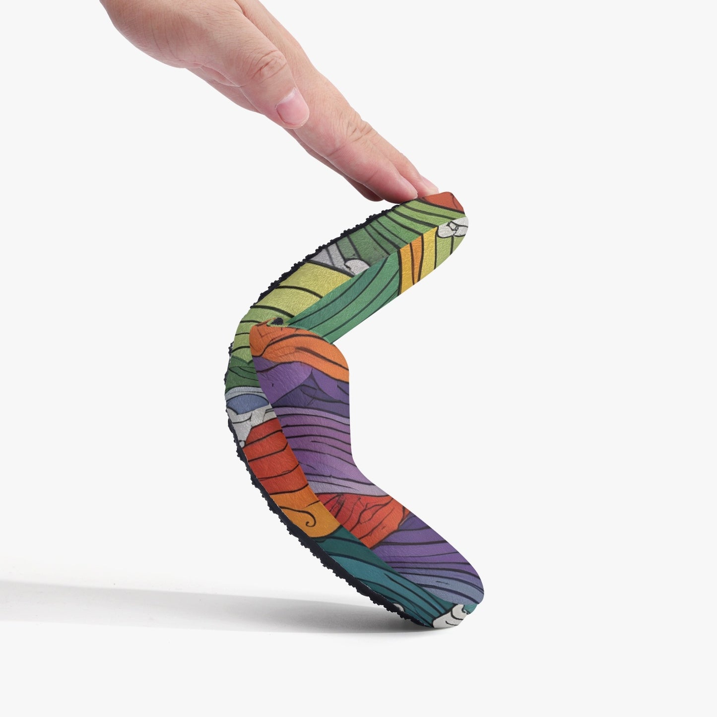 LGBTQIA+ Queer Classic Cotton Waves of Pride Slippers