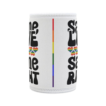 LGBTQIA+ Queer Same Love Same Right Stubby Cooler