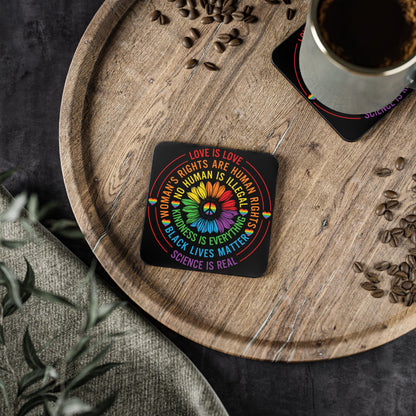 Coasters - Peace Pride Mantra Coasters Set