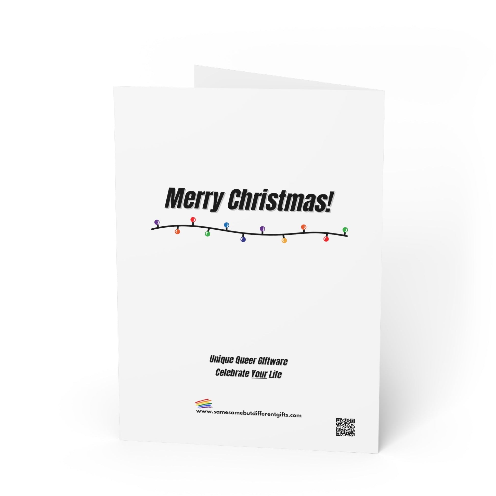 Greeting Card - LGBTQIA+ Queer Pride Elf Christmas Greeting Card