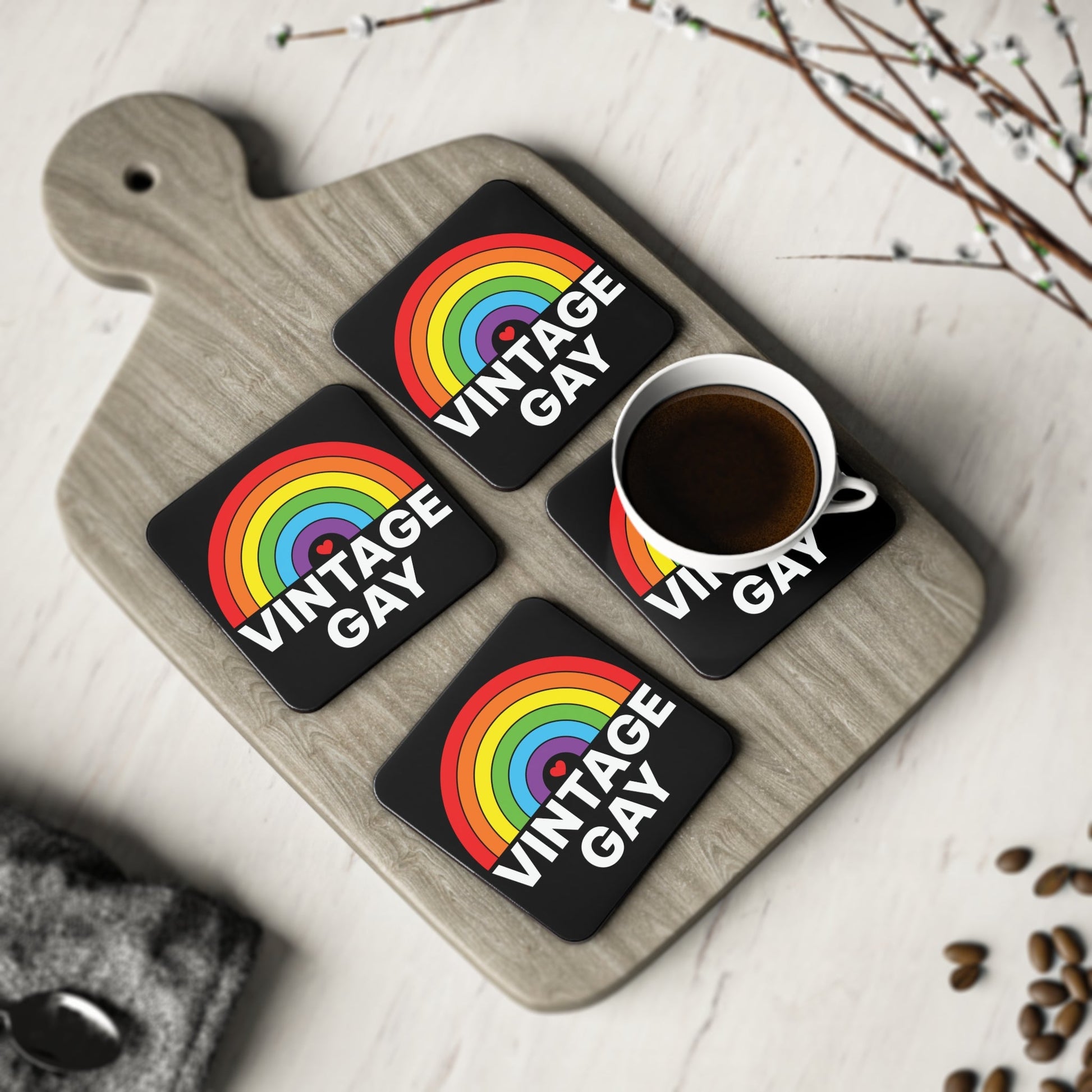 Coasters - Vintage Gay Coaster Set