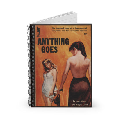 Paper Products - Anything Goes  - Spiral Ruled Line Notebook