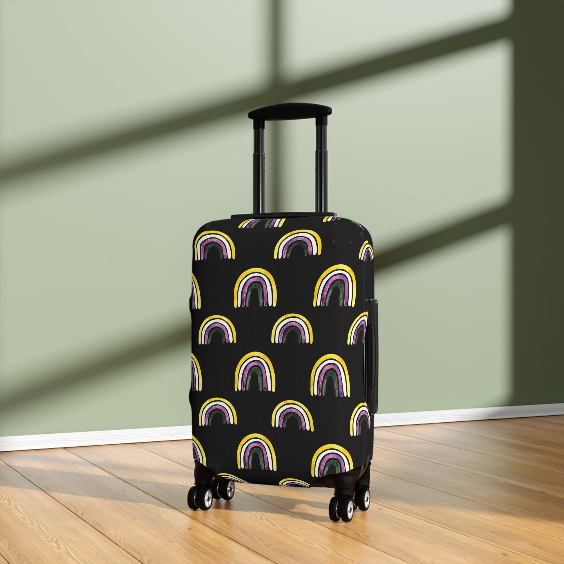 Accessories - Enby Rainbow Luggage Cover