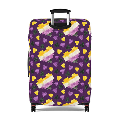 Enby Heart Pride LGBTQIA+ Luggage Cover