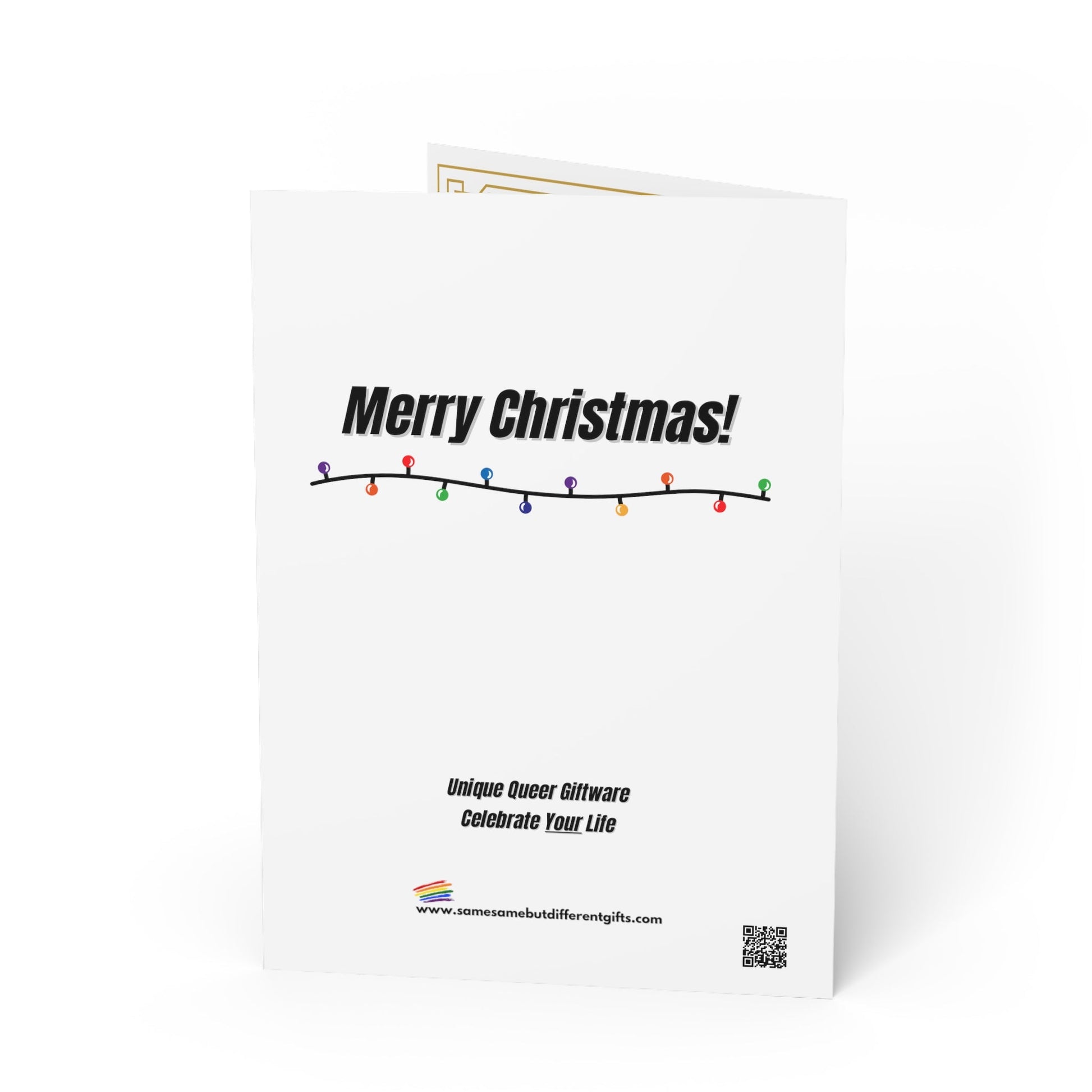 Greeting Card - LGBTQIA+ Queer Lit Tree Christmas Greeting Card