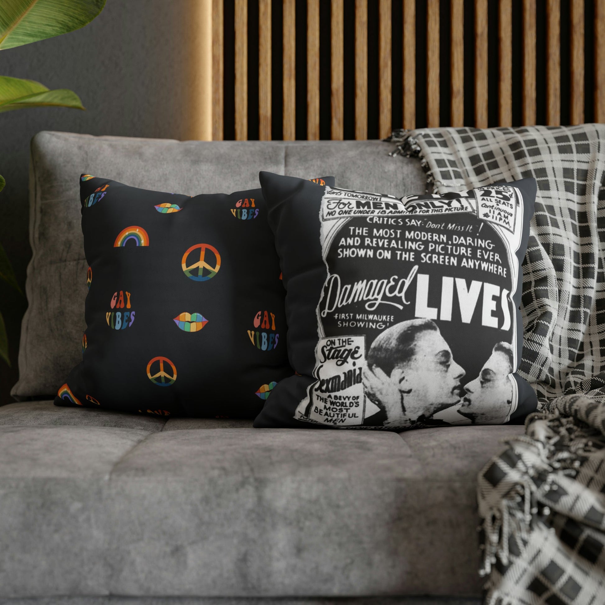 Cushion Cover - Damaged Lives Cushion Cover