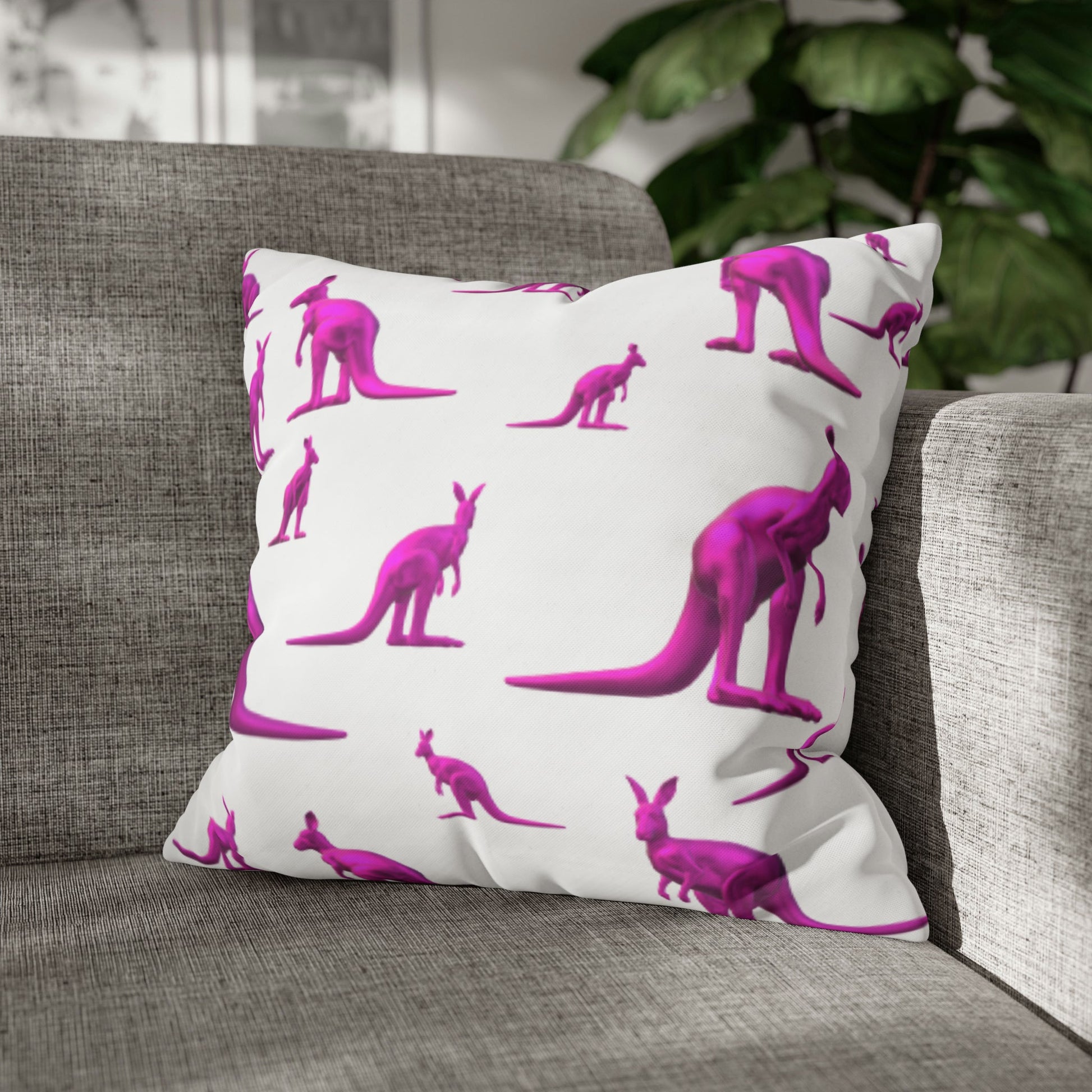 Cushion Cover - Pink Pride Roo Cushion Cover