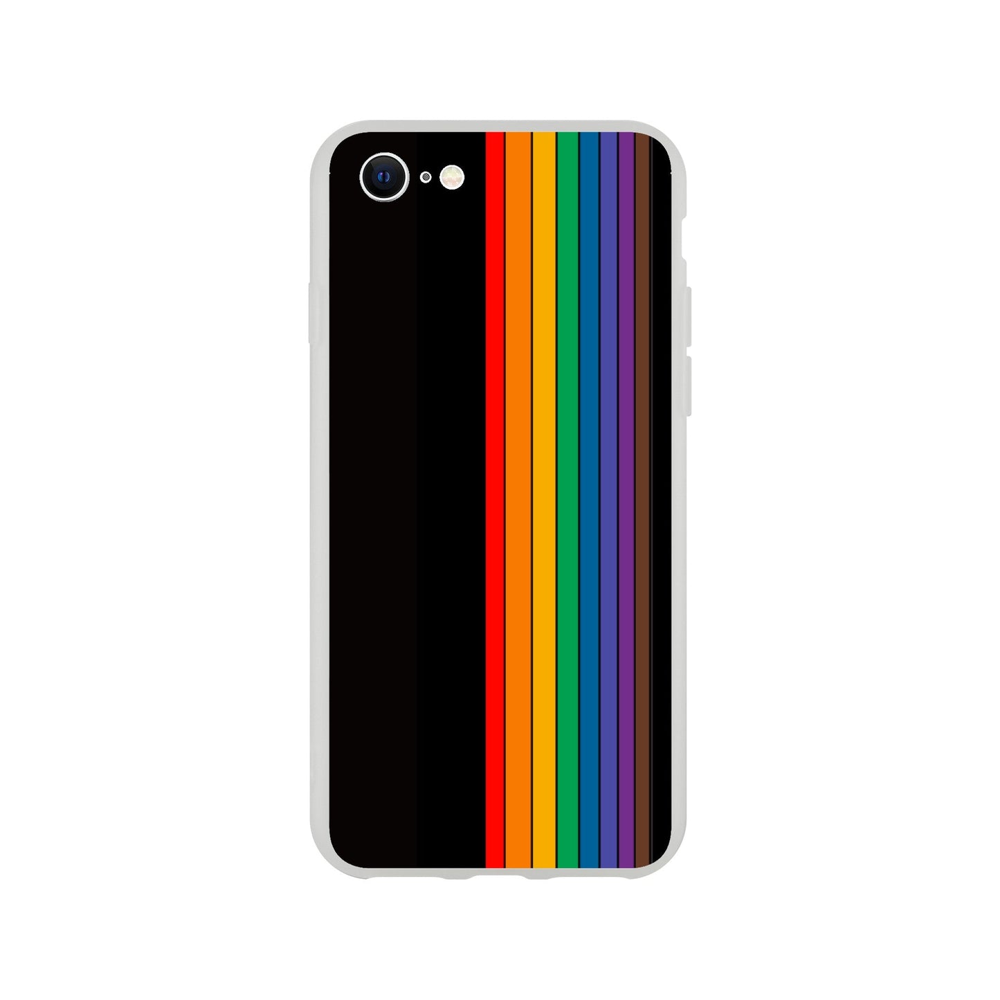 Mobile Phone Case - Pride Lines Flexi Phone Case - LGBTQIA+ Queer