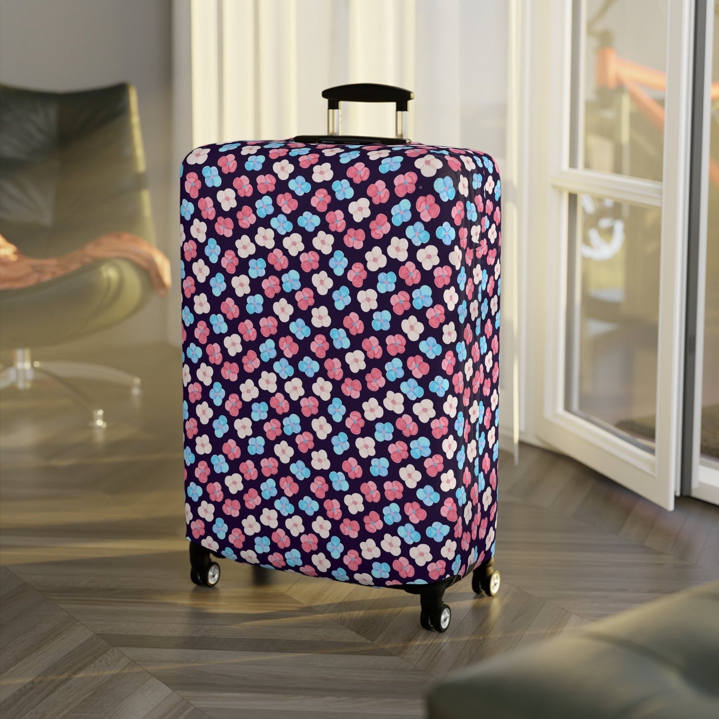 Accessories - Trans Pride Flower Luggage Cover