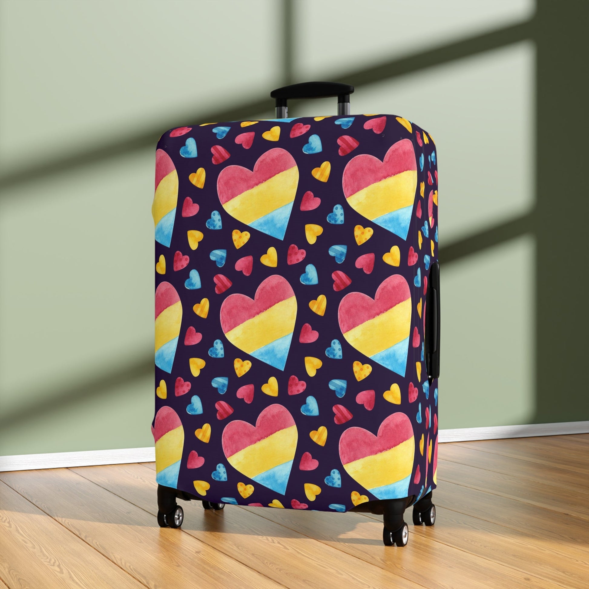 Accessories - Pan Heart Pride Luggage Cover