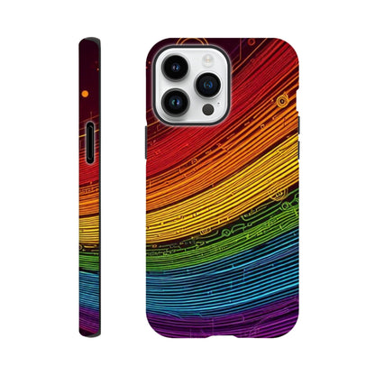 Mobile Phone Case - Pride Strings - IPhone Case - Samsung Case - Clear - Flexi - Bio - Slim - Tough - LGBTQIA+ Mobile Phone Cases