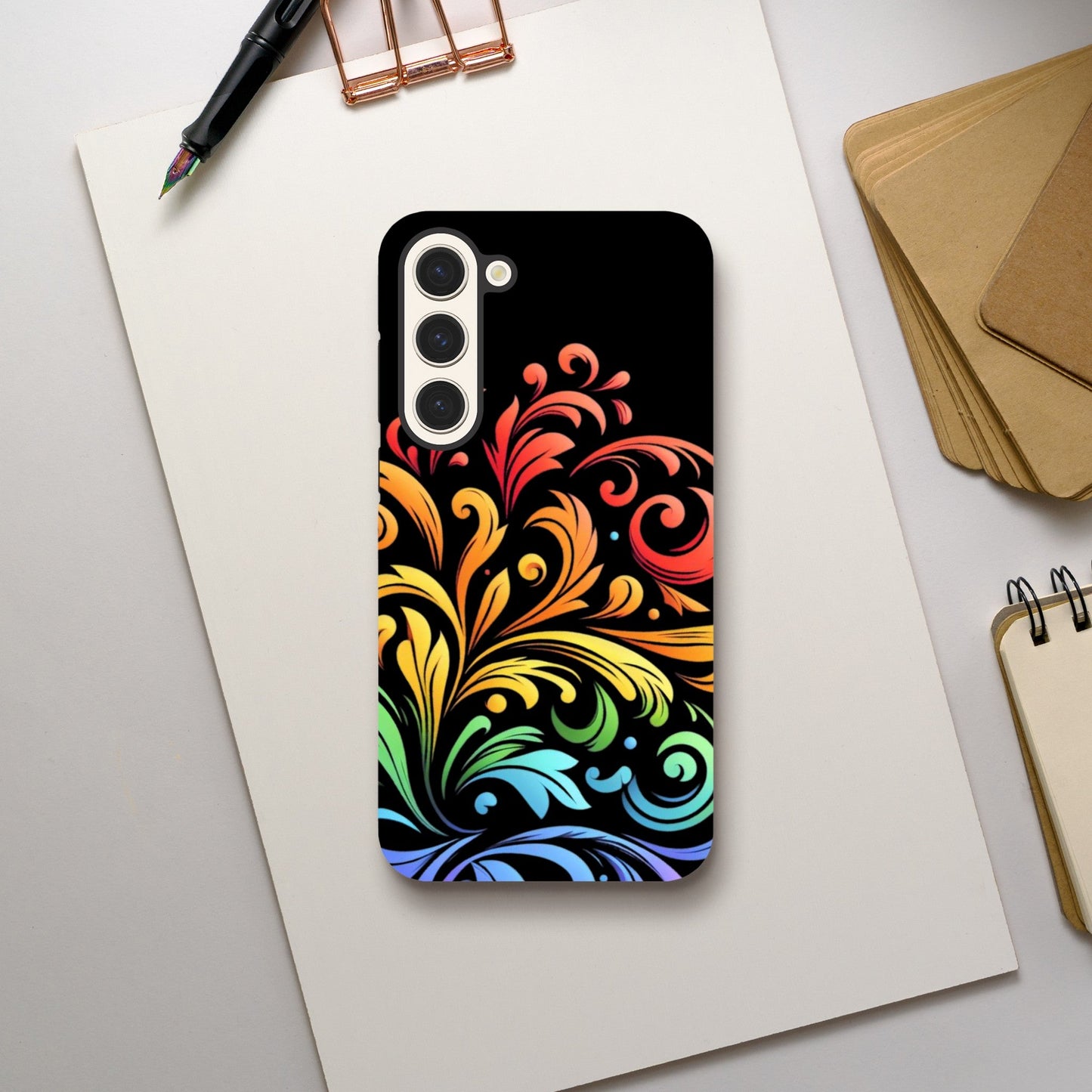 Mobile Phone Case - Pride Ferns- IPhone Case - Samsung Case - Clear - Flexi - Bio - Slim - Tough - LGBTQIA+ Mobile Phone Cases