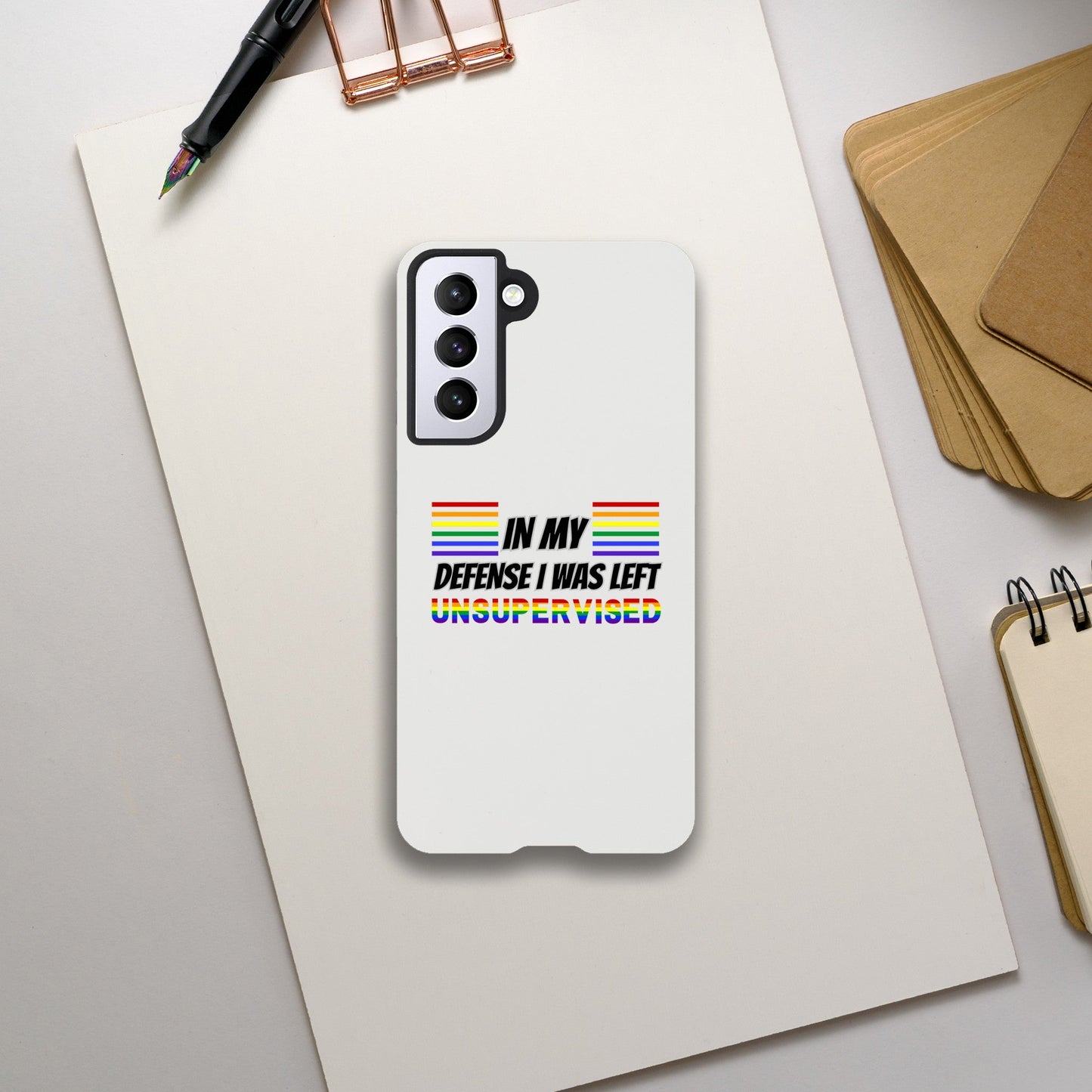 Phone Case - In My Defence - IPhone Case - Samsung Case - Clear - Flexi - Bio - Slim - Tough - LGBTQIA+ Mobile Phone Cases