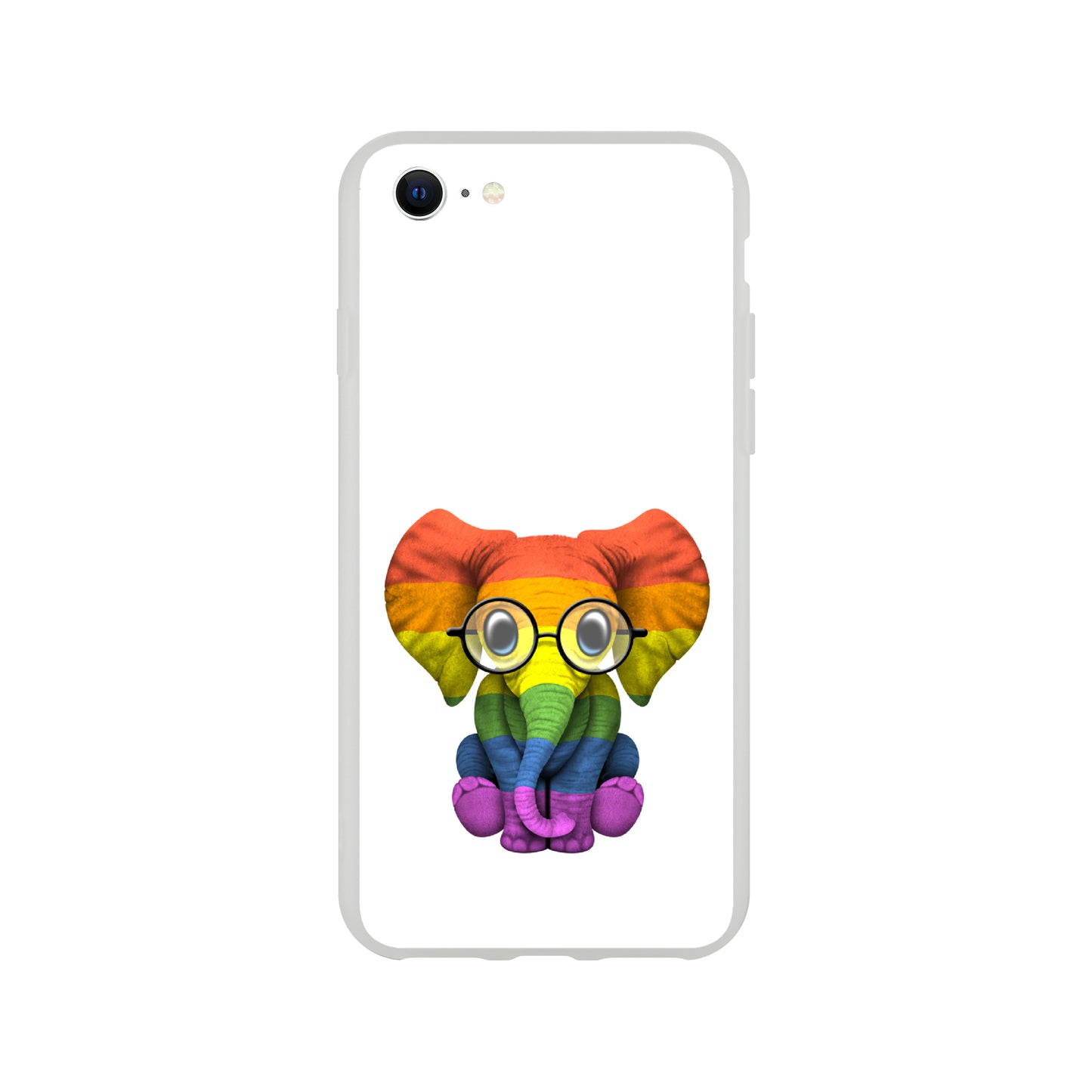 Mobile Phone Case - Baby Pride Elephant Flexi Phone Case