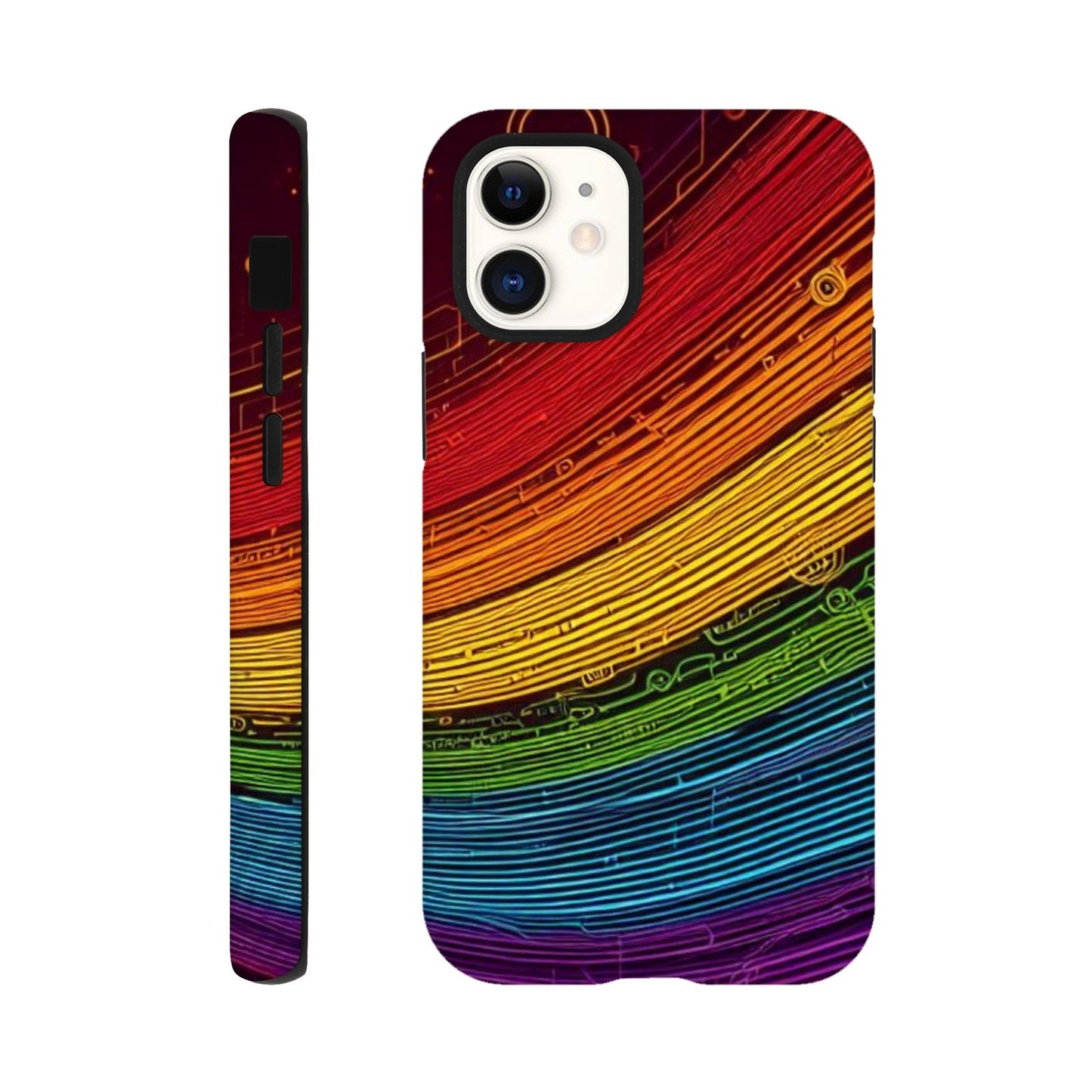 Mobile Phone Case - Pride Strings - IPhone Case - Samsung Case - Clear - Flexi - Bio - Slim - Tough - LGBTQIA+ Mobile Phone Cases