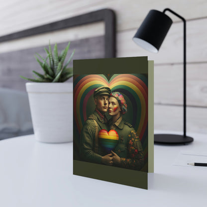 Blank Greeting Card - In Plain Sight - LGBTQIA+ Queer Pride Blank Greeting Card